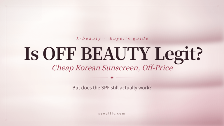 Is OFF BEAUTY legit?