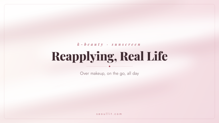 How to reapply sunscreen in real life, over makeup and on the go, by format and situation