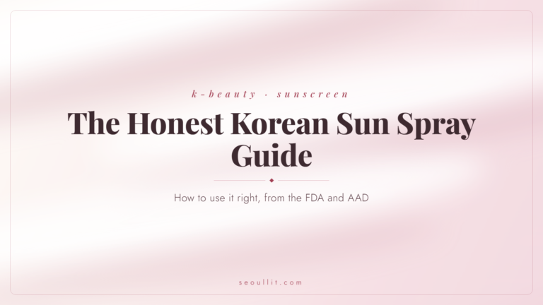 The honest guide to Korean sun sprays, how to use them safely - Seoullit cover