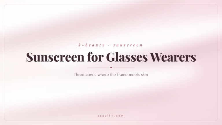 Sunscreen for glasses wearers: three zones where the frame meets skin