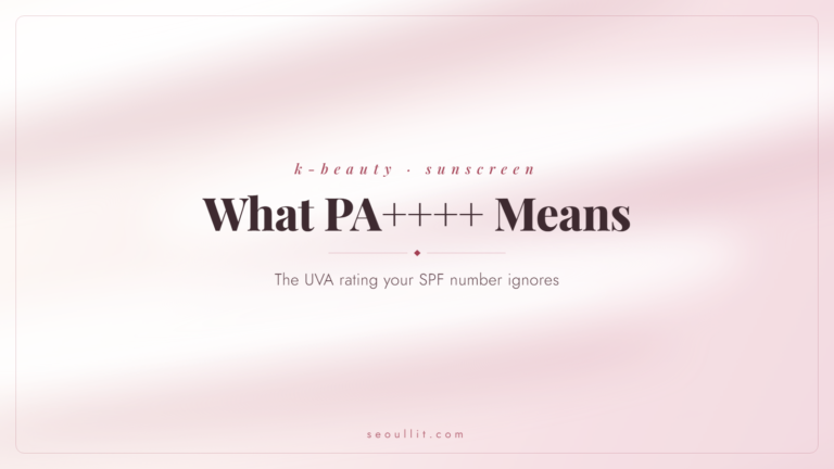 PA rating explained: what PA++++ and PPD mean for UVA protection