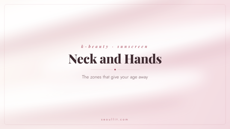 Sunscreen for neck and hands, the aging zones below the face that people skip